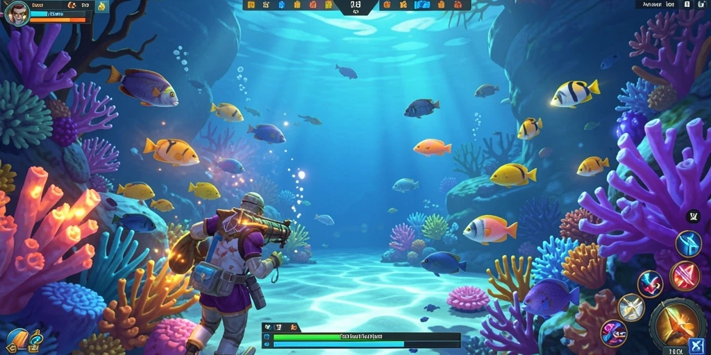 Screenshot fitur multiplayer yang memungkinkan interaksi sosial.