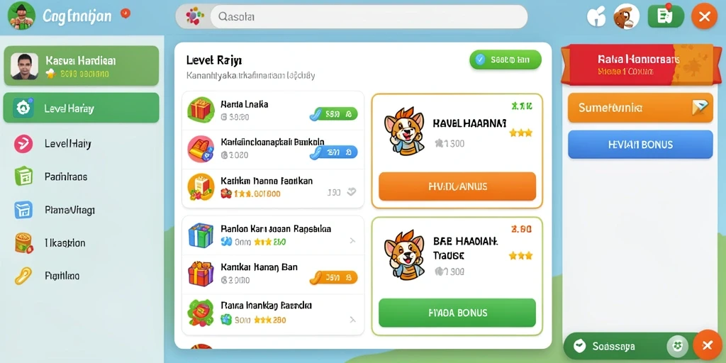 Beragam permainan menarik menanti untuk dijelajahi.