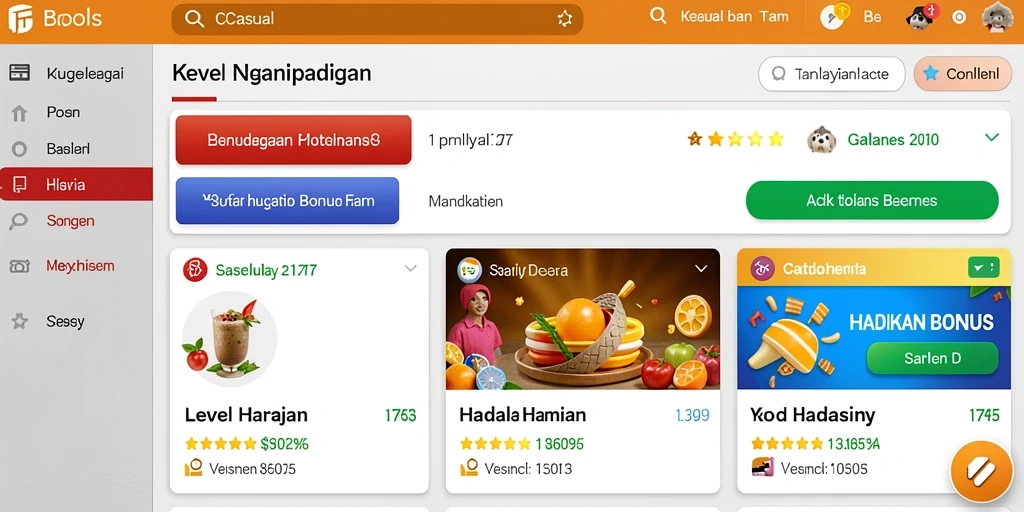 Berbagai item dan reward menarik yang bisa didapatkan.