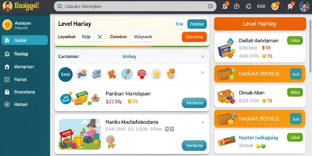 Level tantangan yang bervariasi dan menantang.