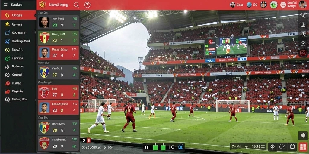 Pemandangan level yang menakjubkan dan mendetail.