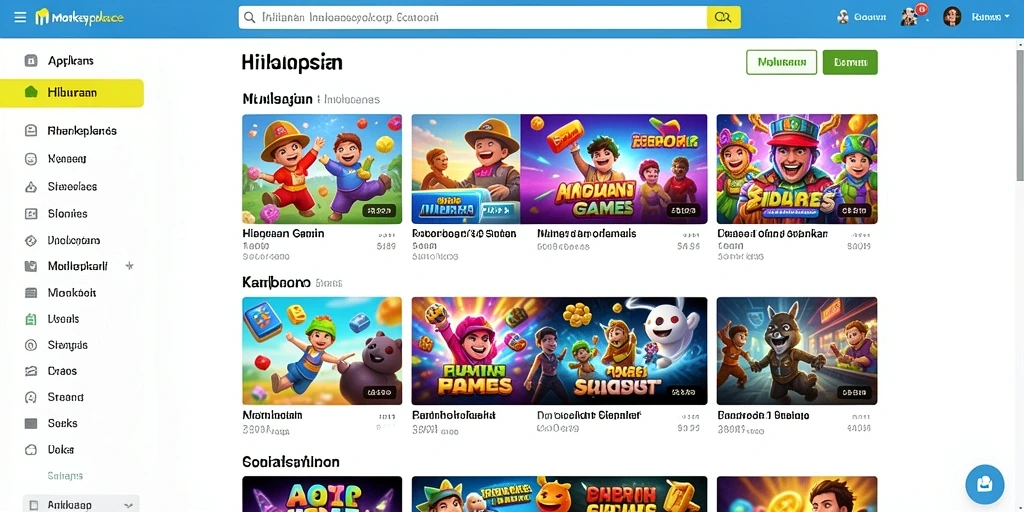 Pengguna menikmati pengalaman bermain yang unik.