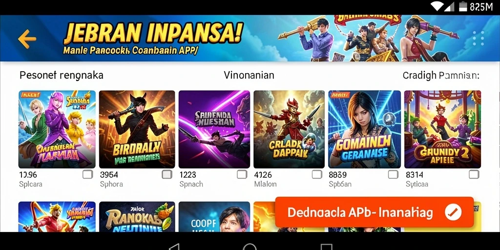 Tampilan bonus yang menggiurkan untuk meningkatkan saldo permainan.